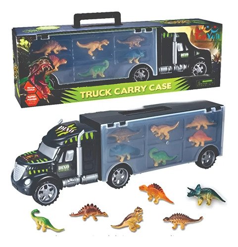 Camión Mula Para Dinosaurios Juguete Transporte Dinosaurios