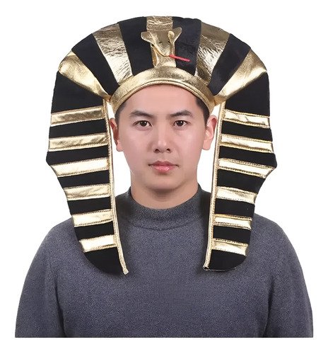 Sombrero Faraón Egipcio Adulto  Accesorio Disfraz Carnaval Cosplay
