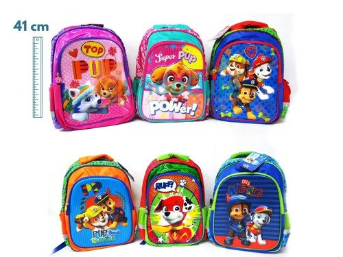 D_840338-MCO29148476890_012019-O.jpg Morral Grande Y Lonchera Paw Patrol Patrulla Canina Original Azul