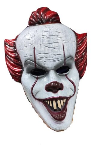 D_840786-MCO79834709804_102024-O.jpg Máscara De It Pennywise Diseño Realista Blanco Pennywise