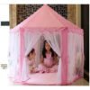 Carpa Castillo Velo Rosado Niña Juguete Princesa Casita Rosa