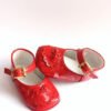 Zapatos  Niña Bebe Meses Suaves Elegante Precaminadores  Rojo 15