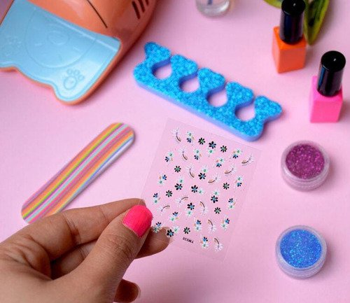 Set Esmaltes Niñas Uñas Secador Real Kit Manicure Juguete