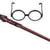 Harry Potter Kit Disfraz Incluye Gafas, Corbata Y Gafas Cosplay Disfraces Chocolate Única