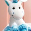 Hermoso Peluche De Unicornio Azul 55 Cm Mundocute
