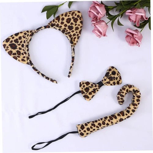 Set De Disfraz Tigresa Completo Para Niñas Cafe Unica