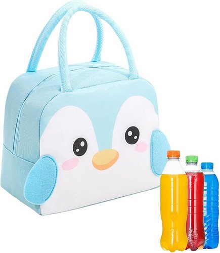 Lonchera Niños Bolsa Térmica Infantil Diseños Cute