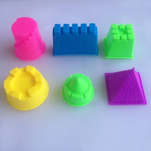 Kit De Arena Cinética Grande Incluye Moldes Juego Didáctico  Varios