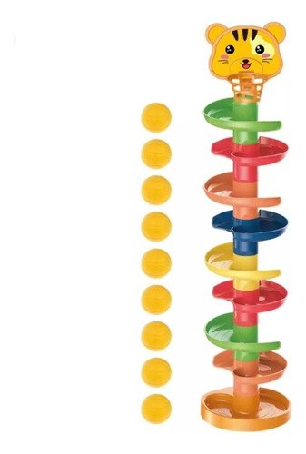 Set Rodadero Para Pelotas Con Calcomanías X12 Piezas Varios