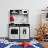 D_849556-MCO73509982937_122023-O.jpg Cocina En Madera Juguete Niñas Juego Roles Niños Luces Blanco