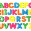 Set De Números Y Letras En Imán Magnéticos Para Niños