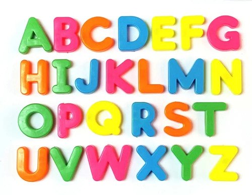 Set De Números Y Letras En Imán Magnéticos Para Niños