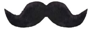 Bigotes X3 Mostacho Postizo Alta Calidad Bigote Mario Bross Negro