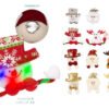 Set De 6 Prendedores Navideños Con Luz - Surtidos | Navidad| Rojo