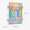 D_852127-MCO45541273722_042021-O.jpg Set De Bloques Madera Carrito Arrastre Juguetes Didácticos
