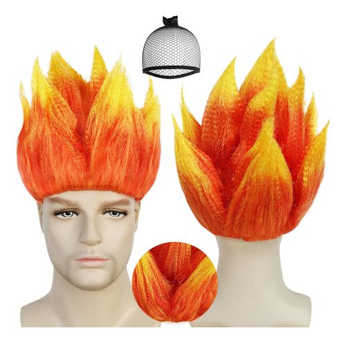 Peluca De Goku Dragon Ball Z Accesorios Disfraces Varios