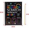 D_854013-MCO40222873877_122019-O.jpg Libreta Artística Cuaderno Rainbow Negro Colores Manualidade