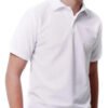 3 Camisas Polo Blanca Escolar Niños Uniforme X3unidades