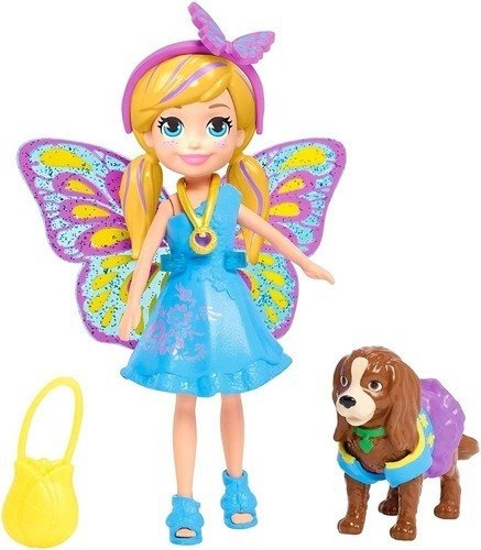 Polly Poccket Disfraces Muñeca Set X4 Disfraces Con Perro