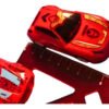 Carros Con Lanzador Juguete Divertido Niños Rojo