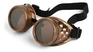 D_857619-MCO95058012902_102025-O.jpg Gafas Cosplay Steampunk Danganronpa Gafas Piloto Disfraz Marrón Oscuro Steampunk