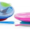 Placa Térmica Con Ventosa - Nuby - Azul O Rosa Liso