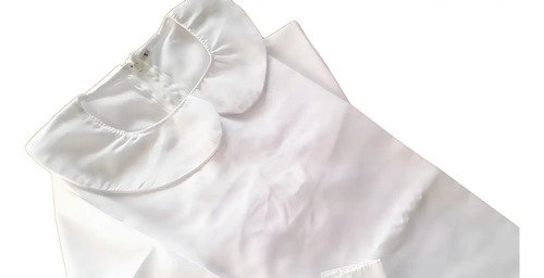Camisa Cuello Bebe Suave Niñas Colegio Uniformes Talla4 A 16