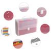 Carpeta Expansible 13 Compartimentos Archivador Rosado