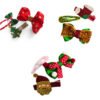 D_860637-MCO81124387346_122024-O.jpg 3 Pinzas Para El Cabello De Navidad - Hermosos Diseños! Rojo