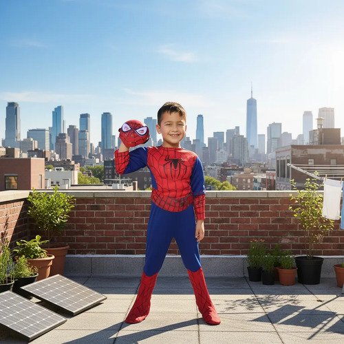 D_860917-MCO92715622848_092025-O.jpg Disfraz Spiderman Semiacolchado Hombre Araña Disfraces