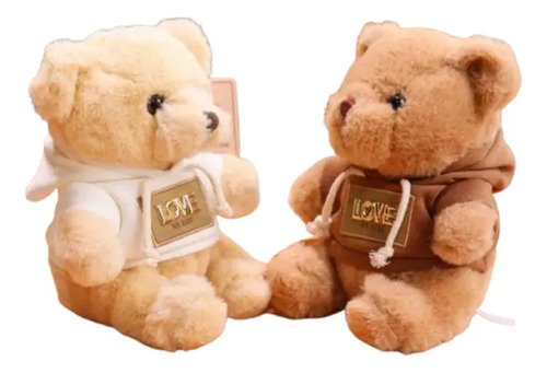 D_860933-MCO82424688661_022025-O.jpg Oso Love 20 Cm | Peluche Tierno Para Regalo Blanco
