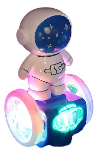 Juguete Astronauta En Patineta Con Luz, Humo Y Música