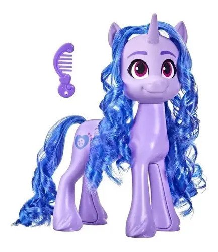 D_862266-MLU69164445664_042023-O.jpg Muñeca Izzi Moonbow Pony Con Peine My Little Pony