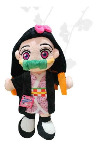 Peluche Nezuko 45cm - Personaje De Kimetsu No Yaiba Rosa