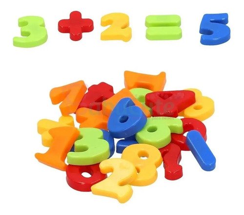Set De Números Y Letras En Imán Magnéticos Para Niños
