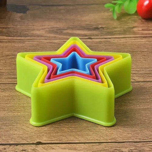 D_864663-MCO51154306188_082022-O.jpg Molde Estrella Cocina Molde Galletas Fondant Loncheras Blanco