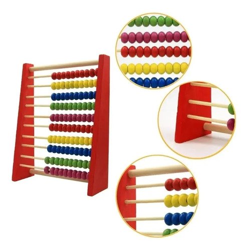 D_865759-MCO53901767457_022023-O.jpg Abaco Madera Tablero De Conteo Montessori Niños Juguete