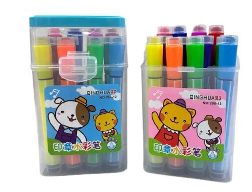 Plumones Para Niños Con Sellos Marcadores Divertidos