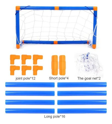 Set Cancha De Fútbol Con Balón Inflable | Incluye Inflador Negro