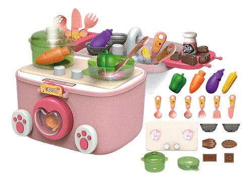 Juguete Cocina Portable Conejito Para Niñas - Juego De Roles