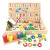 D_869047-MCO48794940109_012022-O.jpg Ábaco Caja Didáctica Aprendizaje Matemáticas Montessori Varios