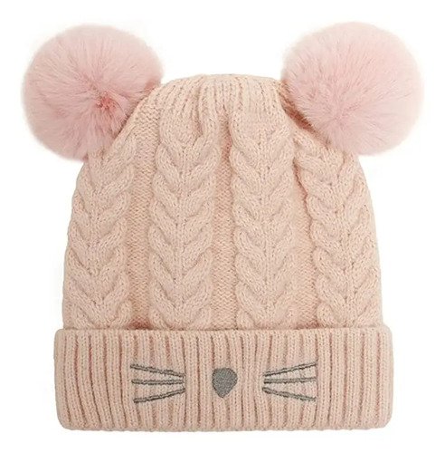 D_869965-MCO69300062073_052023-O.jpg Gorro Lana Para Bebé Protección Invierno Niños Gorros Frío