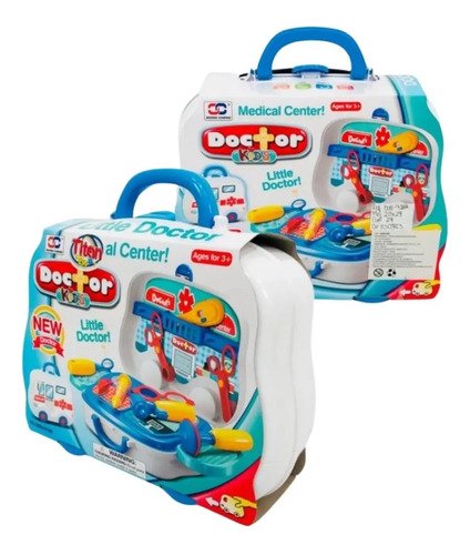 Kit Doctor Maletin Mano Plastico Completo Accesorio Juguete