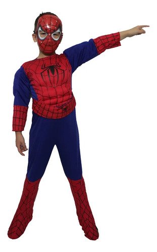 D_871553-MCO89496641293_082025-O.jpg Disfraz Spiderman Semiacolchado Hombre Araña Disfraces