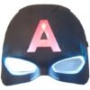 D_871597-MCO96606498718_112025-O.jpg Máscara Capitán América Con Luces Led Para Niños Azul Oscuro Capitán América