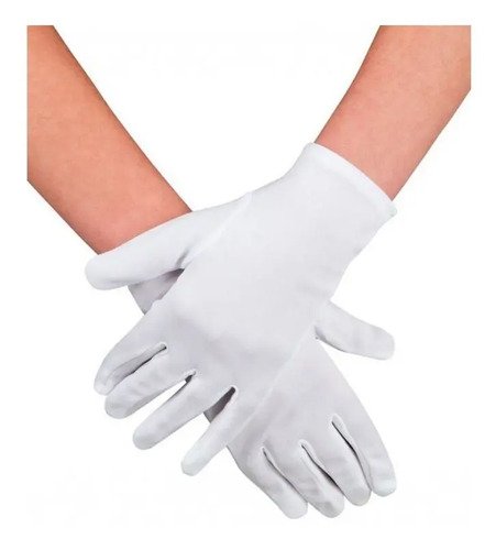 D_871629-MCO31038796430_062019-O.jpg Guantes Blancos Niños Temporada Escolar Mundocute Uniformes Blanco