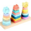 D_874353-MCO45540356945_042021-O.jpg Juego De Apilar Ensartar Animalitos Figuras Madera Montessor Pasteles