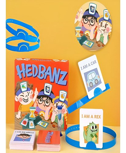 Hedbanz Juego De Adivinanzas Adviina Quién Soy Con Balacas