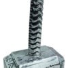 Kit Thor: Martillo + Máscara - Accesorios Disfraz Superhéroe Plateado Avengers