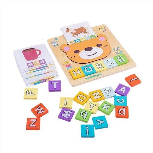 Abecedario Montessori Juego Aprendizaje Niños Letras Didácti